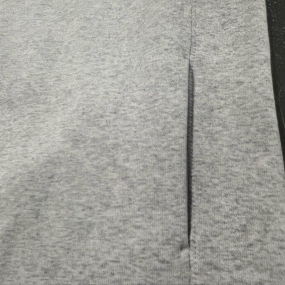 Athleta Cozy Karma Back Zip Sweatshirt Dress, Gray - Picture 10 of 12